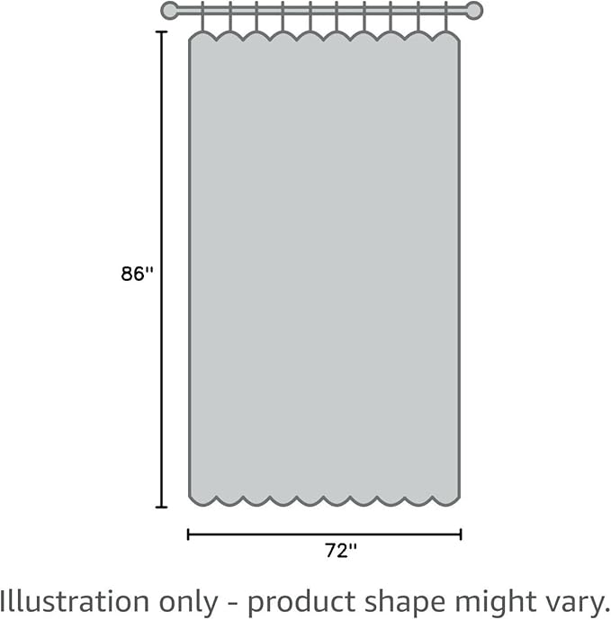 UFRIDAY Extra Long Clear Shower Curtain Liner 72 x86 inches,3D Water Cube Extra Long Shower Curtain for Bathroom with 3 Big Weighted Magnets and 12 Rustproof Grommet Holes