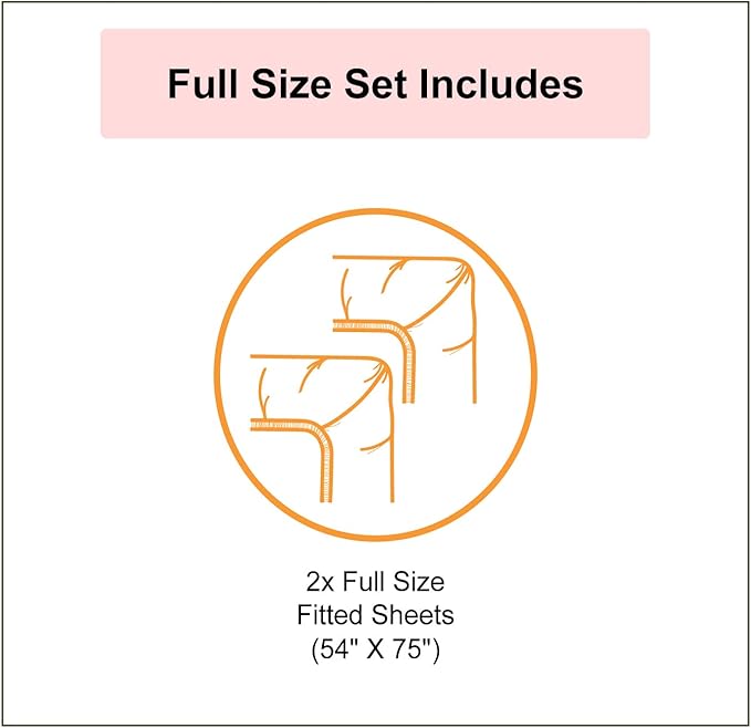 Ambesonne Christmas 2 Pack Fitted Sheet, Fox in Ice Skate Boot, Bed Cover All-Round Elastic Deep Pockets 2 Pieces, Package Contains 2 Full Size Fitted Sheets, Beige Seafoam and Amber