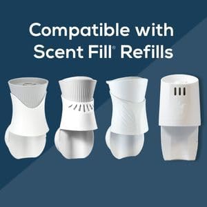 Scent Fill Cinnamon Apple Plug in Air Freshener, Scented Oil Refills, 2 Refills + Diffuser