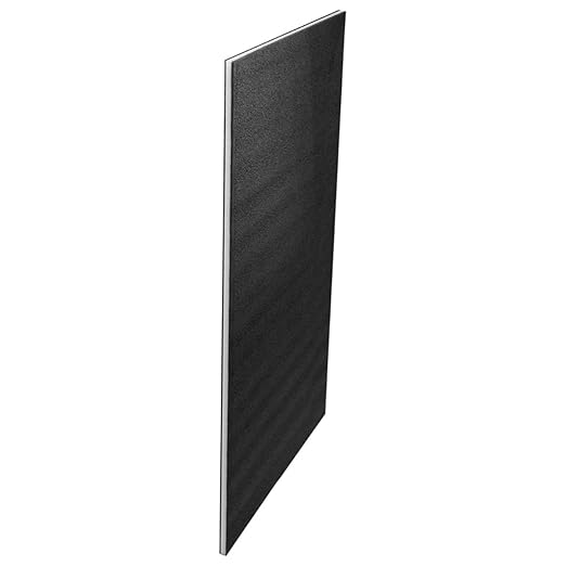 FastCap Kaizen Foam Sheet for Tool Box Organizers and Storage - Perfect for Professional Contractors and Technicians - 20mm Thickness, 2' x 4' Sheet Size, Black & White