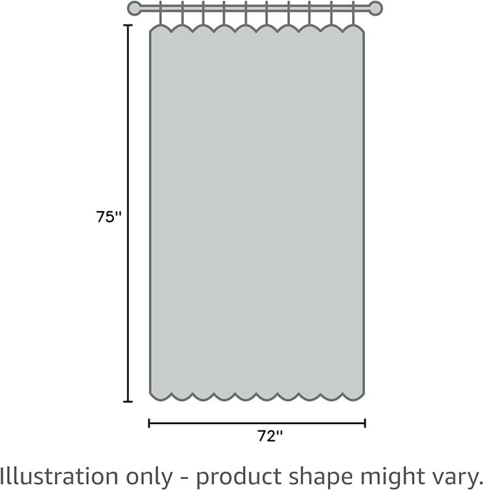 UFRIDAY Clear Shower Curtain Liner 72 x75 inches,3D EVA Long Shower Curtain Plastic Shower Curtain for Bathroom with 12 Rustproof Metal Grommets 3 Magnets for Shower Stall, Bathtubs