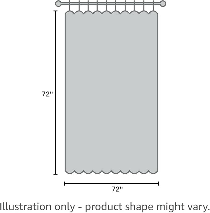 Nasitos Fabric Shower Curtain Liners 2 Pack - W72 x H72 - Water Resistant & Non Toxic Cloth Shower Liner for Bathroom, Hotel Quality, Machine Washable, Standard Size (Grey, 4 Magnets Included)