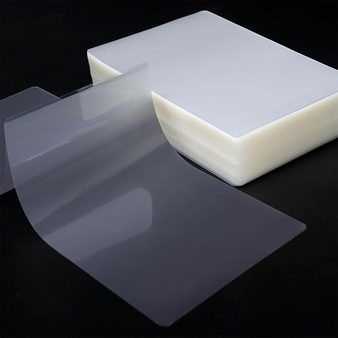 50 Pack Thermal Laminating Pouches, 9 x 11.5-Inches, 3 mil Thick, Clear Laminating Sheets