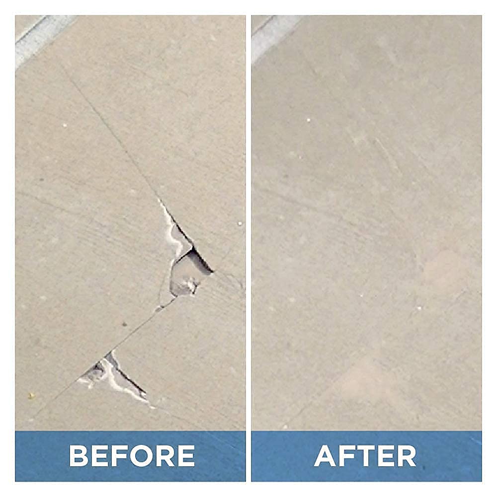 MagicEzy Tile RepairEzy (Gray/White) - Tile and Vinyl Floor Repair Kit | Fix Cracked or Chipped Ceramic Tiles Fast | Thick Structural Porcelain Repair Filler, Putty - 12.9 mL Tube