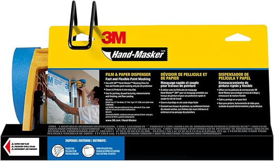 3M™ Hand-Masker™ Pre-Loaded Dispensers, Masking Film Tape Kit