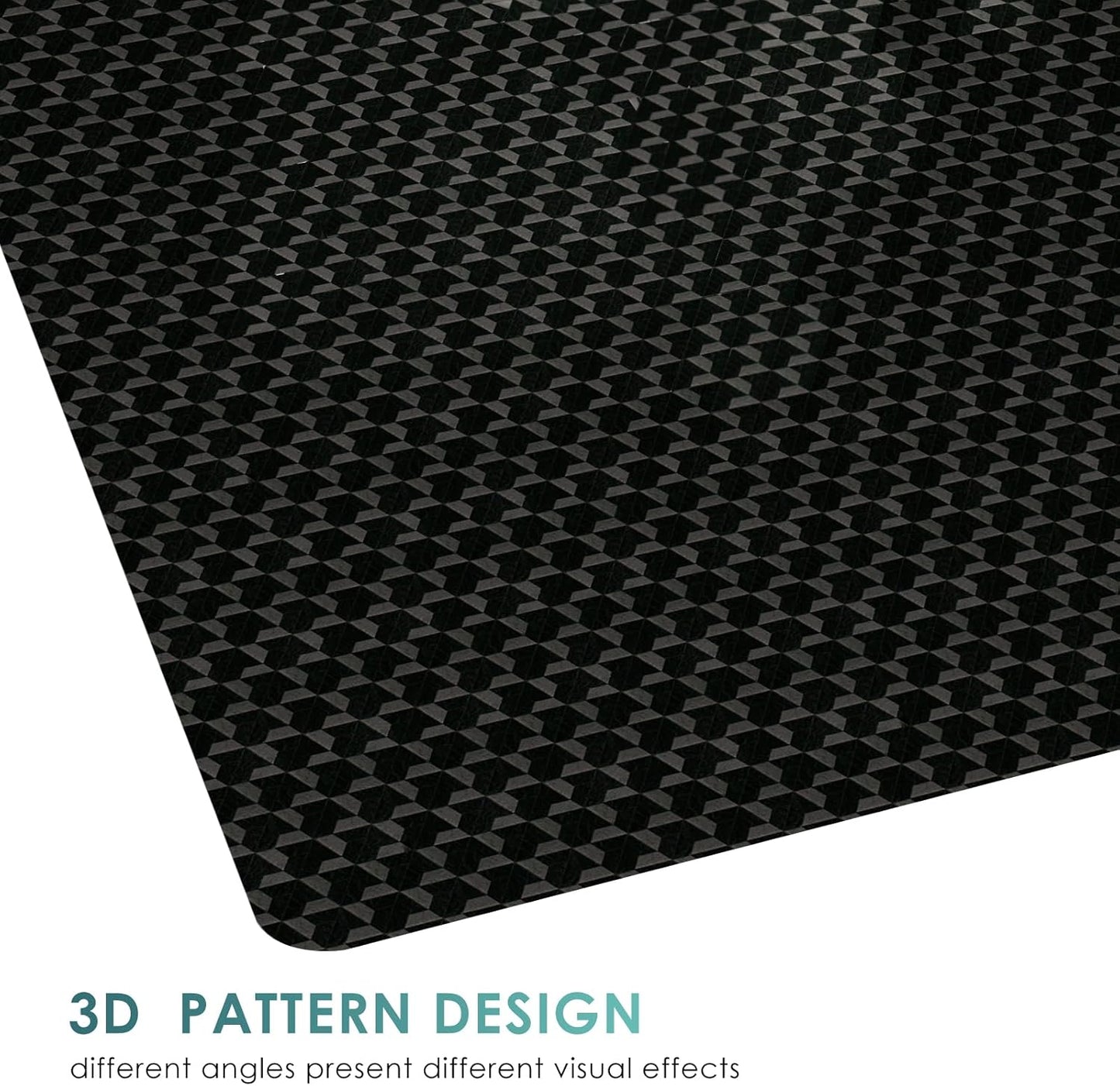 Vicwe Office Chair Mat for Hard Floor, 55"x36" Anti-Slip PVC Computer Chair Mats for Gaming, Easy Glide for Chairs, Multi-Purpose Floor Protector Desk Chair Mat for Home Office