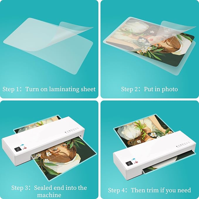Thermal Laminating Pouches 3 mil, Clear 9 x 11.5 Inch Laminating Sheet Paper for Thermal Laminator, Holds US Letter Size Laminate Sheets (300 Pack)