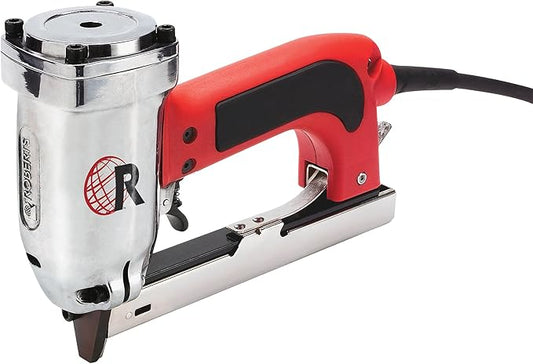 ROBERTS 10-600 3/16" Crown, 120V, 15-Amp, 20 Gauge Electric Stapler with Carrying Case, Red