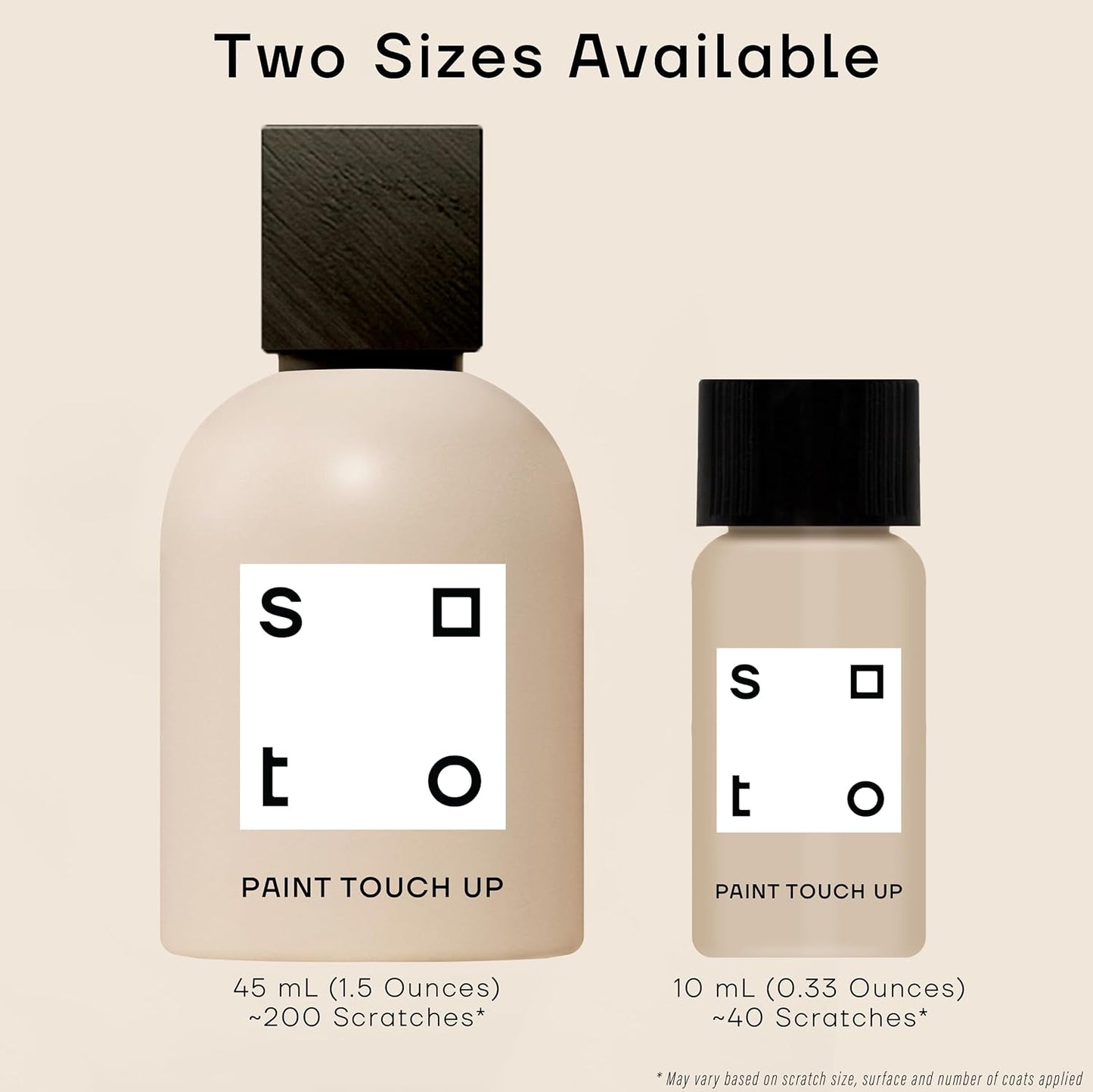 soto White Paint Touch Up, Multi-Surface, Matte Finish (No. 06 Gesso White) — 10 Milliliters of Scratch Repair for Furniture, Walls, Cabinets, Trim, Doors, Indoor/Outdoor