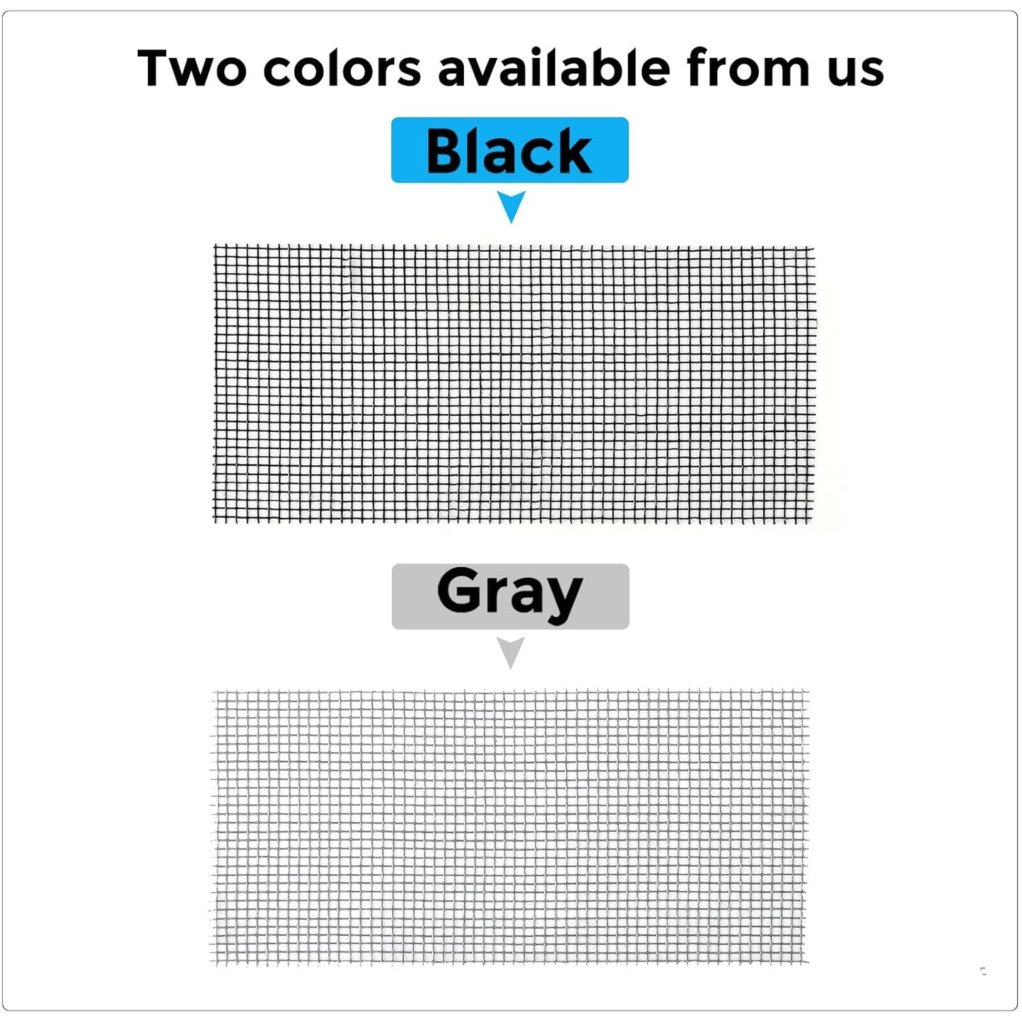 Black Window Screen Repair Tape, 3IN x 20FT (240IN) Screen Repair Kit for Windows or Doors, Strong Adhesive Fiberglass Mesh Patch Tape