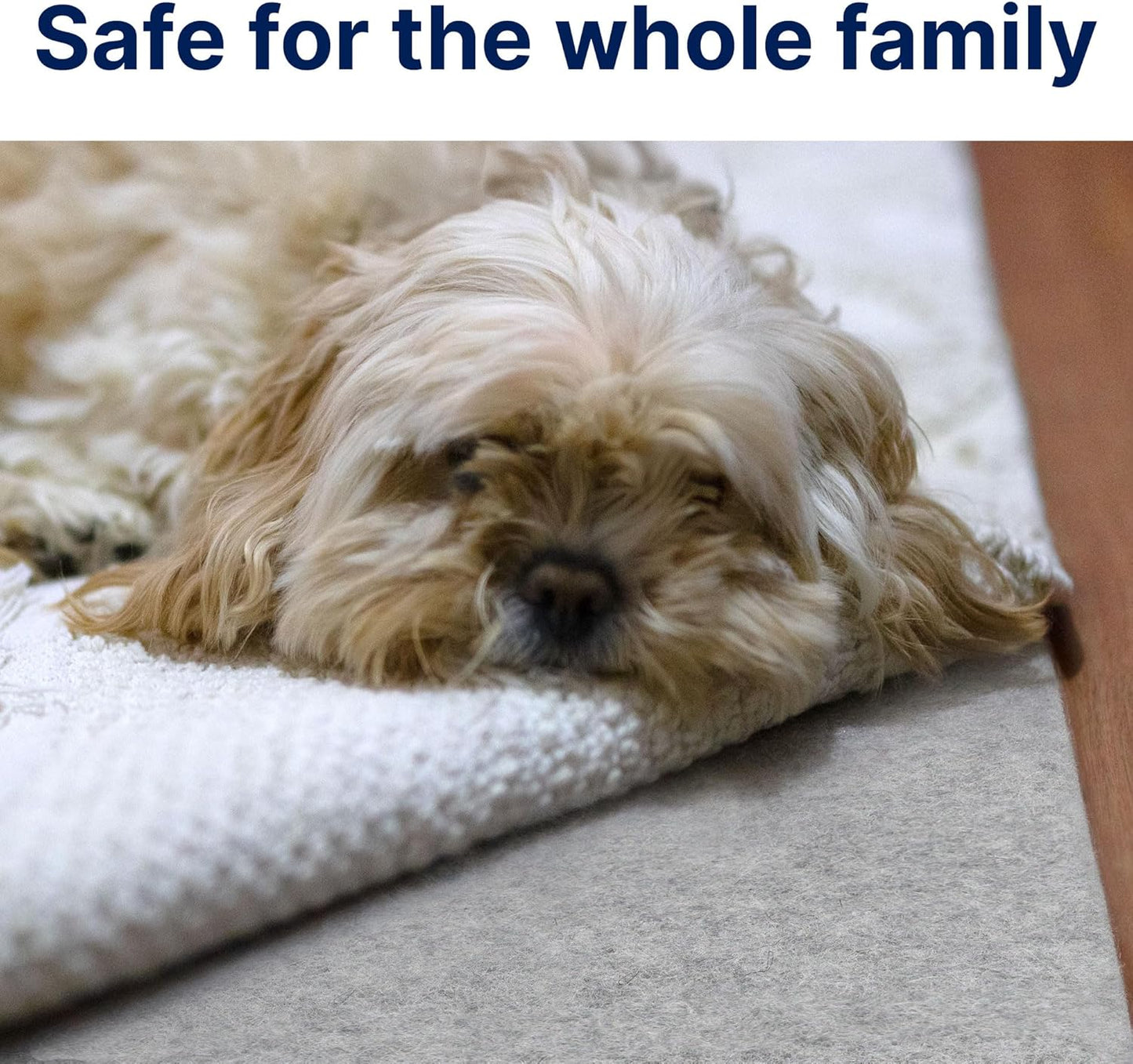 RUGPADUSA - Eco-Plush - 9'10" x 13'10" - 1/4" Thick - 100% Felt - Premium Cushioned Rug Pad - Available in 3 Thicknesses, Many Custom Sizes