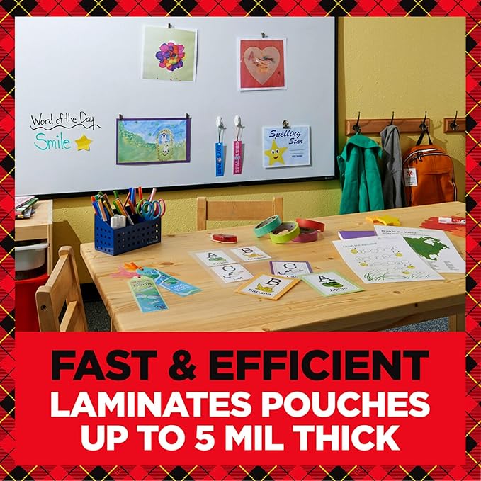 Bundle of Scotch Thermal Laminator TL1302X, Extra Wide 13 Inch Input + Scotch Thermal Laminating Pouches, 5 Mil Thick, Letter Size 8.9 x 11.4 inches, 100-Pack