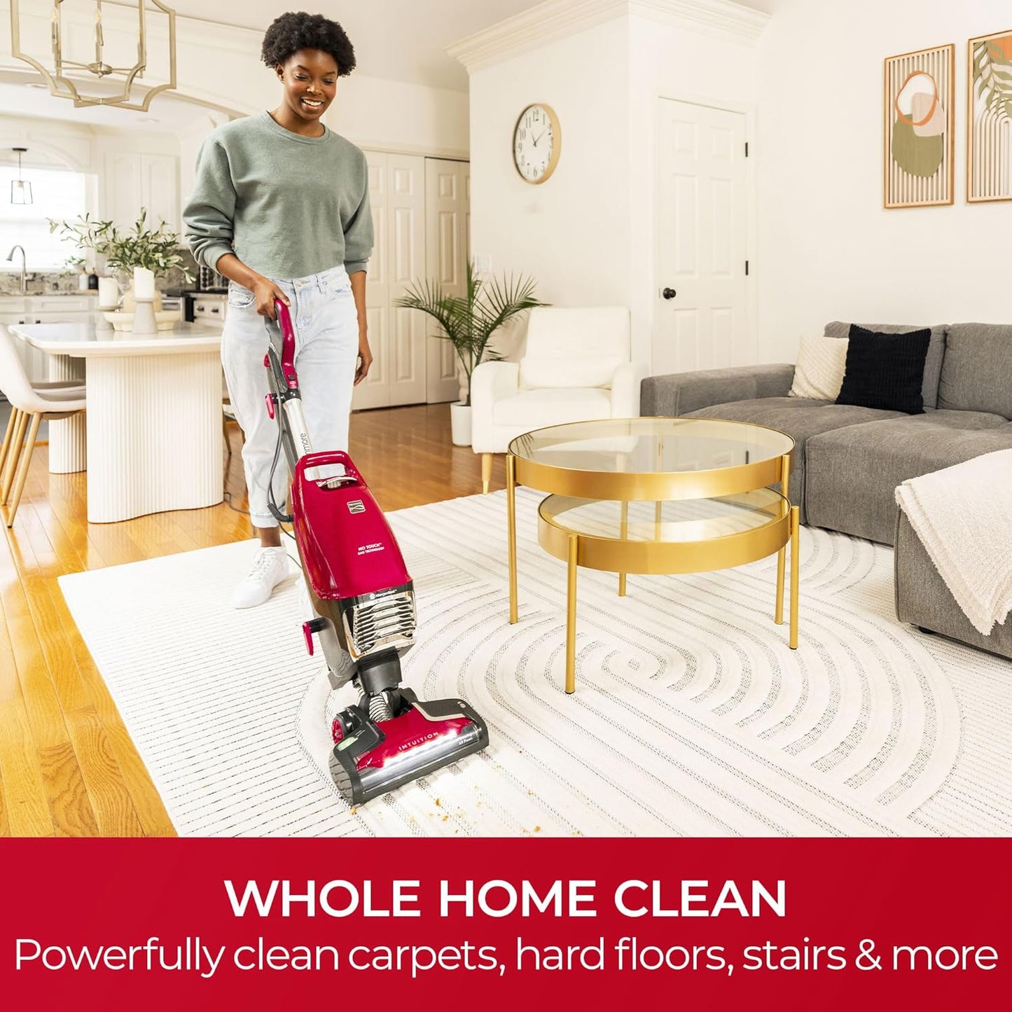 Kenmore Intuition BU4020 Bagged Upright Vacuum Pet Friendly Lift-Up Carpet Vacuum Cleaner 2-Motor Power Suction with HEPA Filter, Pet Handi-Mate, 3-in-1 Combination Tool for Carpet, Floor, Pet Hair