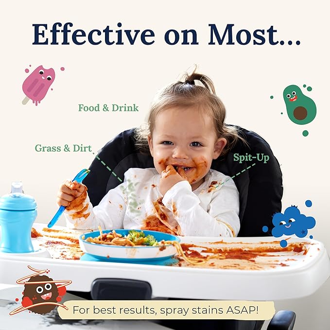 Miss Mouth's Messy Eater Stain Treater - 16oz Spray and 16oz Refill Pouch