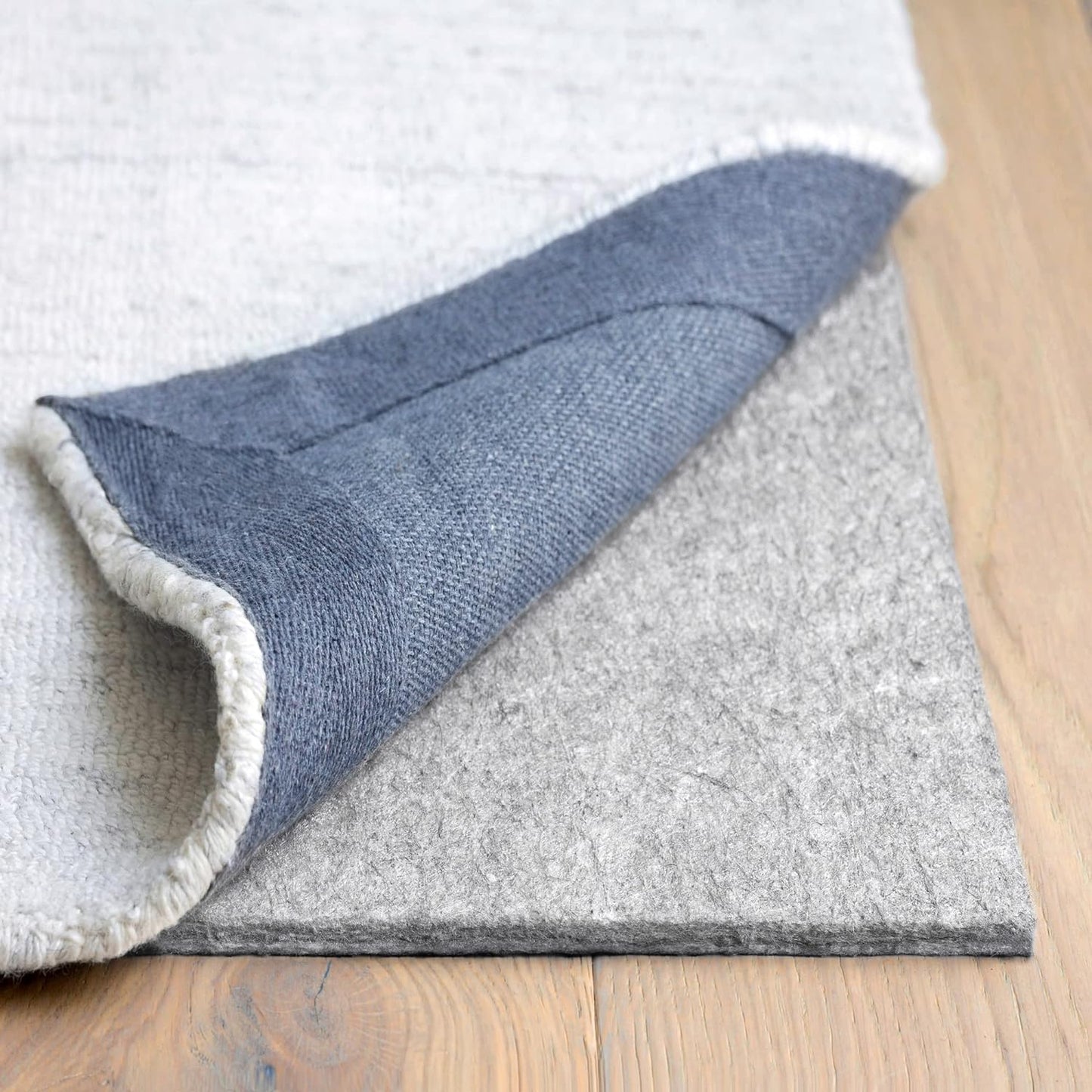 RUGPADUSA - Dual Surface - 2'6" x 9' - 3/8" Thick - Felt + Rubber - Enhanced Non-Slip Rug Pad - Adds Comfort and Protection - for Hard Surface Floors