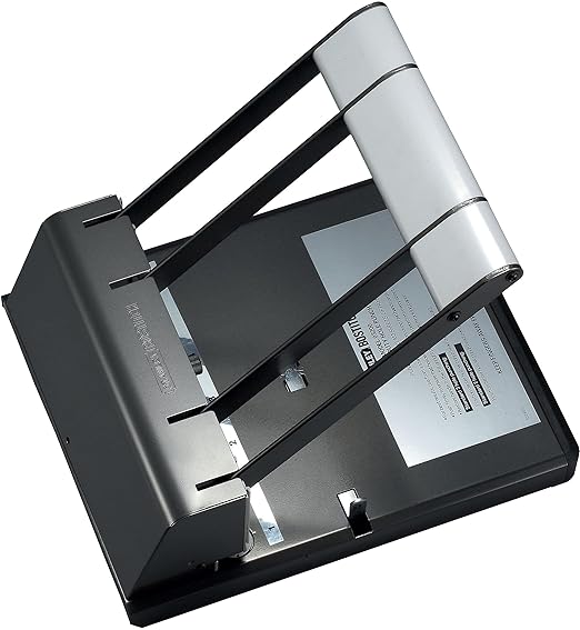 Bostitch 03200 Xtreme Duty 2-3 Hole Punch, 160-Sheet Capacity, Black/Silver