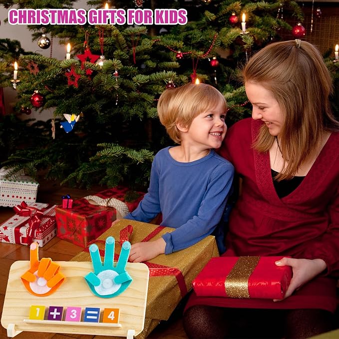 Montessori Toys for 3 4 5 Year Old,Preschool Learning Toys for Toddlers age 2-4,Educational Math manipulatives Number Counting Blocks for Kids,Birthday Christmas Stocking Stuffers for Boys Girls