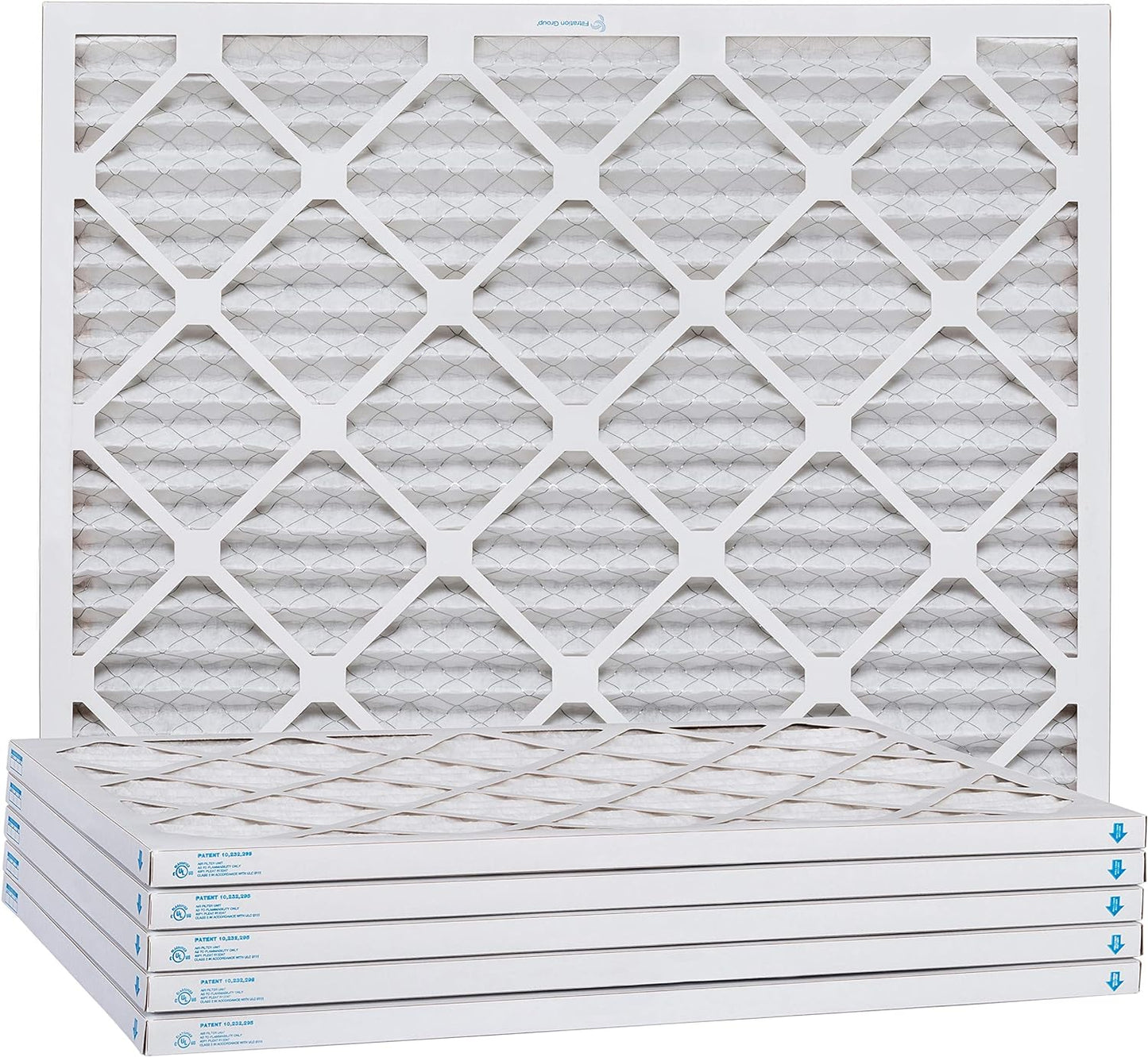 Aerostar 24x25x1 MERV 13, Pleated Air Filter, 24x25x1, Box of 6, Made in the USA