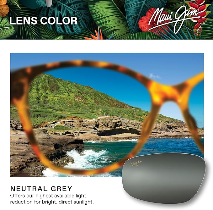 Maui Jim Polarized Men's and Women's Hookipa XLarge Oval Sunglasses