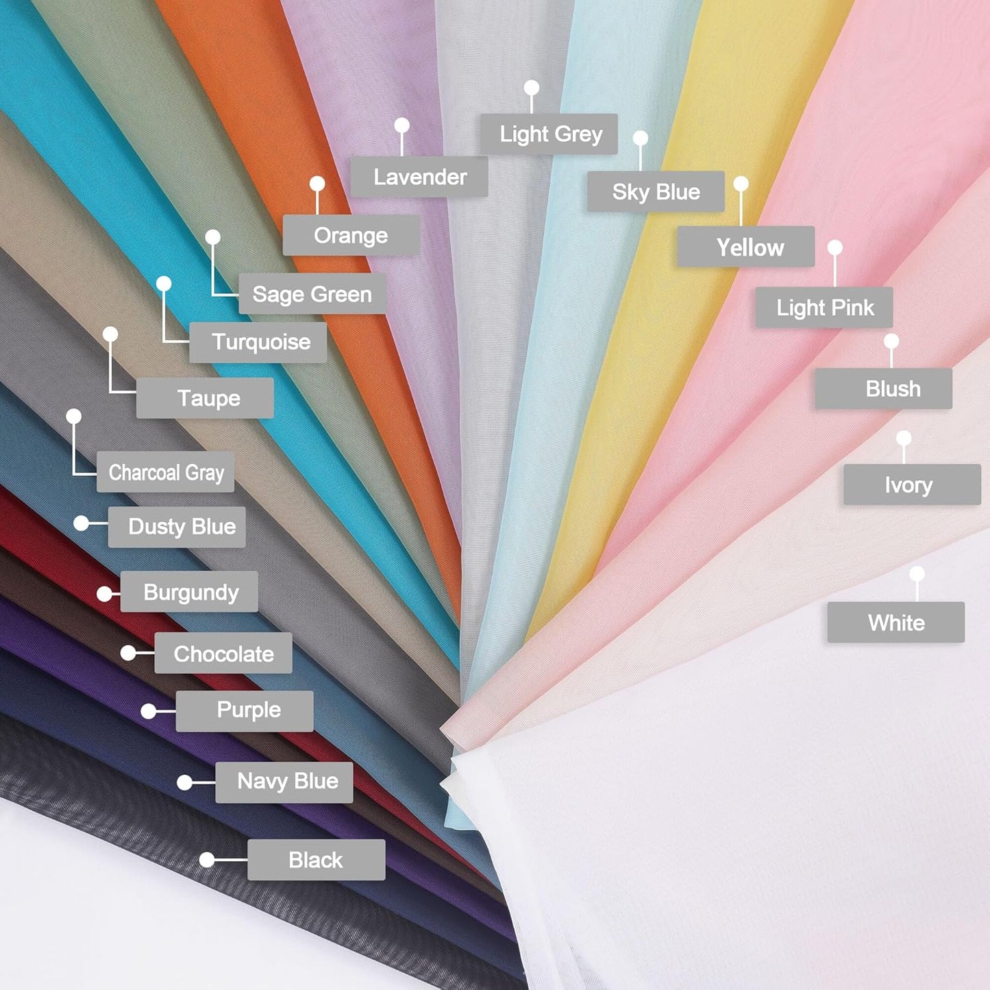 Chyhomenyc Taupe Sheer Curtains 84 Inches Long 2 Panels Set- Light Filtering Curtains for Bedroom, Soft Airy Voile Rod Pocket Living Room Window Drapes, 42Wx84L Inches, 2 PCS